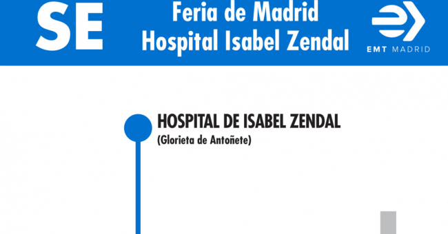 Tabla de horarios y frecuencias de paso en sentido vuelta Línea SE 709: Feria de Madrid - Hospital Isabel Zendal