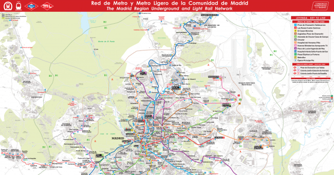 Plano De Metro Madrid 2026